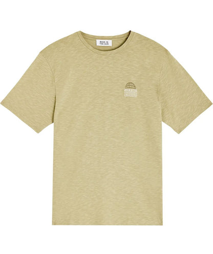 BASK IN THE SUN TEE SHIRT MINI TO THE SEA Eucalyptus
