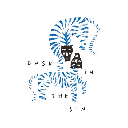 zoom dessin de Brian Chevalier bleu et noir