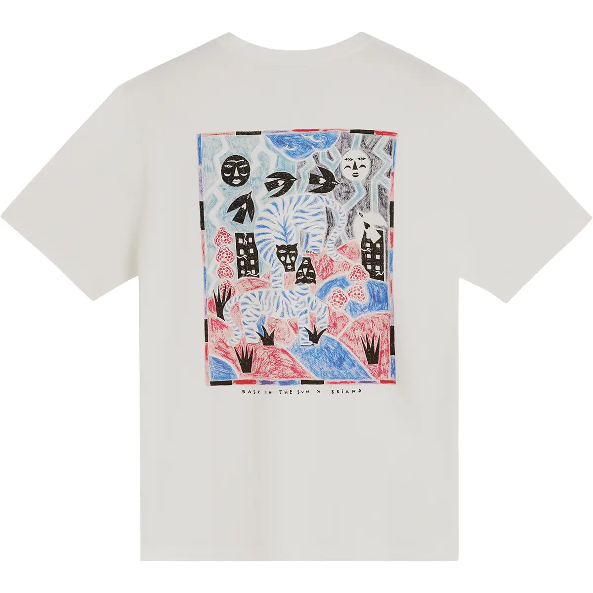 BASK IN THE SUN TEE SHIRT PARADISE Natural