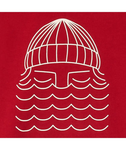 BASK IN THE SUN TEE SHIRT TO THE SEA Cognac