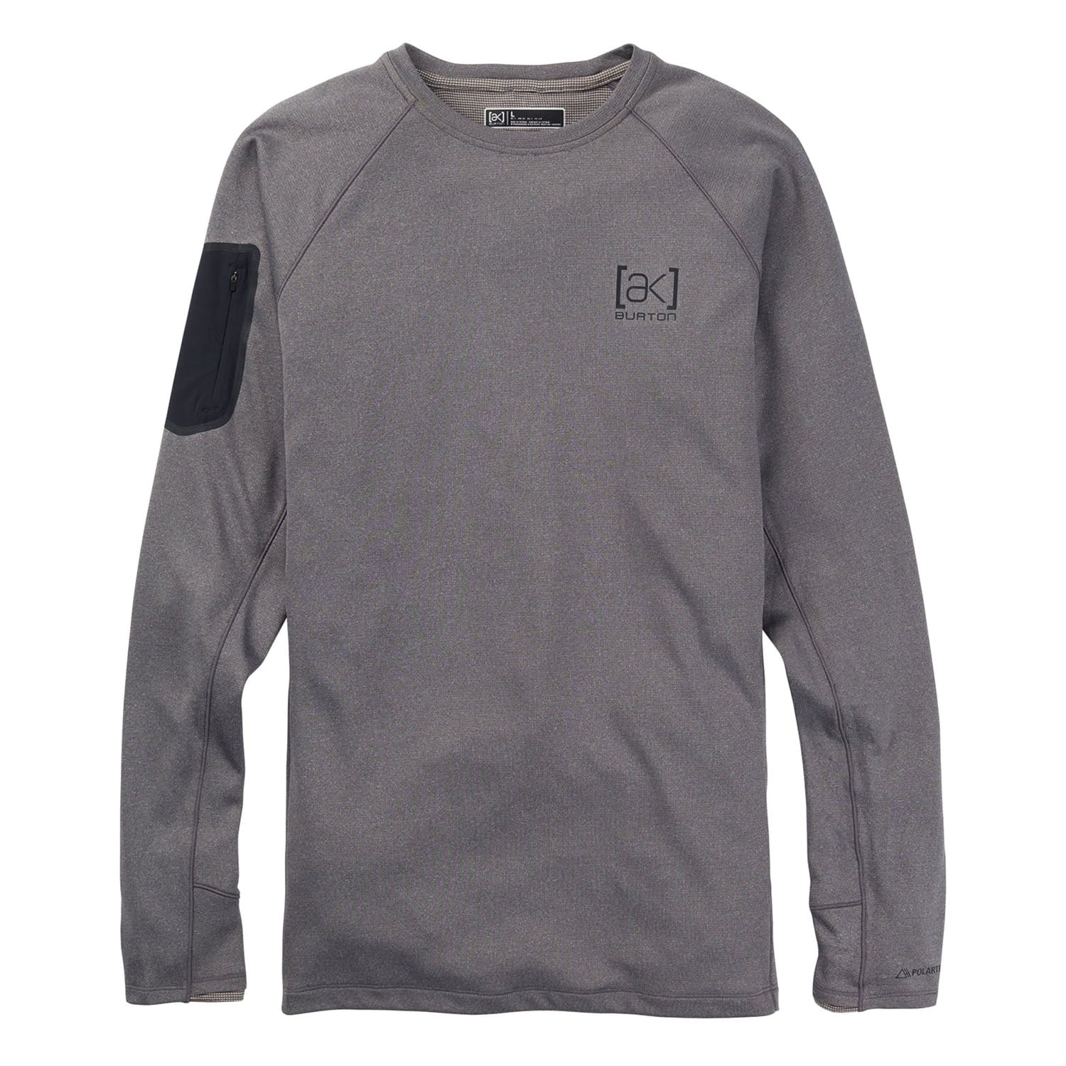 tee shirt repirant AK BURTON gris en polartec