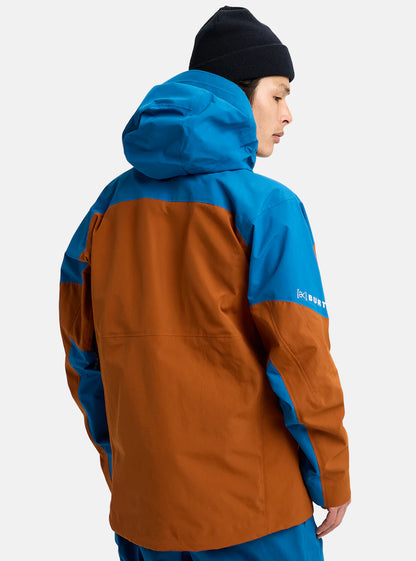 BURTON AK VESTE NEIGE CYCLIC GORE TEX 2L JACKET Chesnut brown blue teal