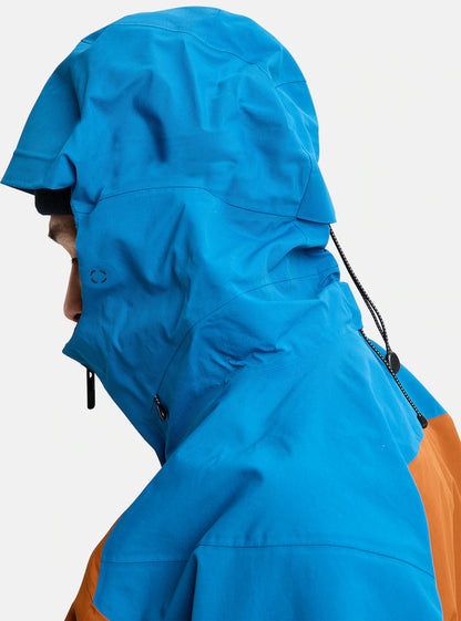 BURTON AK VESTE NEIGE CYCLIC GORE TEX 2L JACKET Chesnut brown blue teal