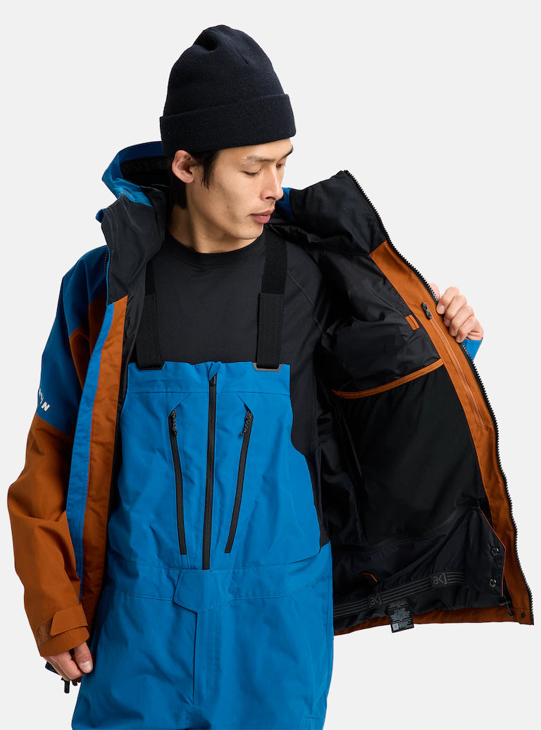 BURTON AK VESTE NEIGE CYCLIC GORE TEX 2L JACKET Chesnut brown blue teal