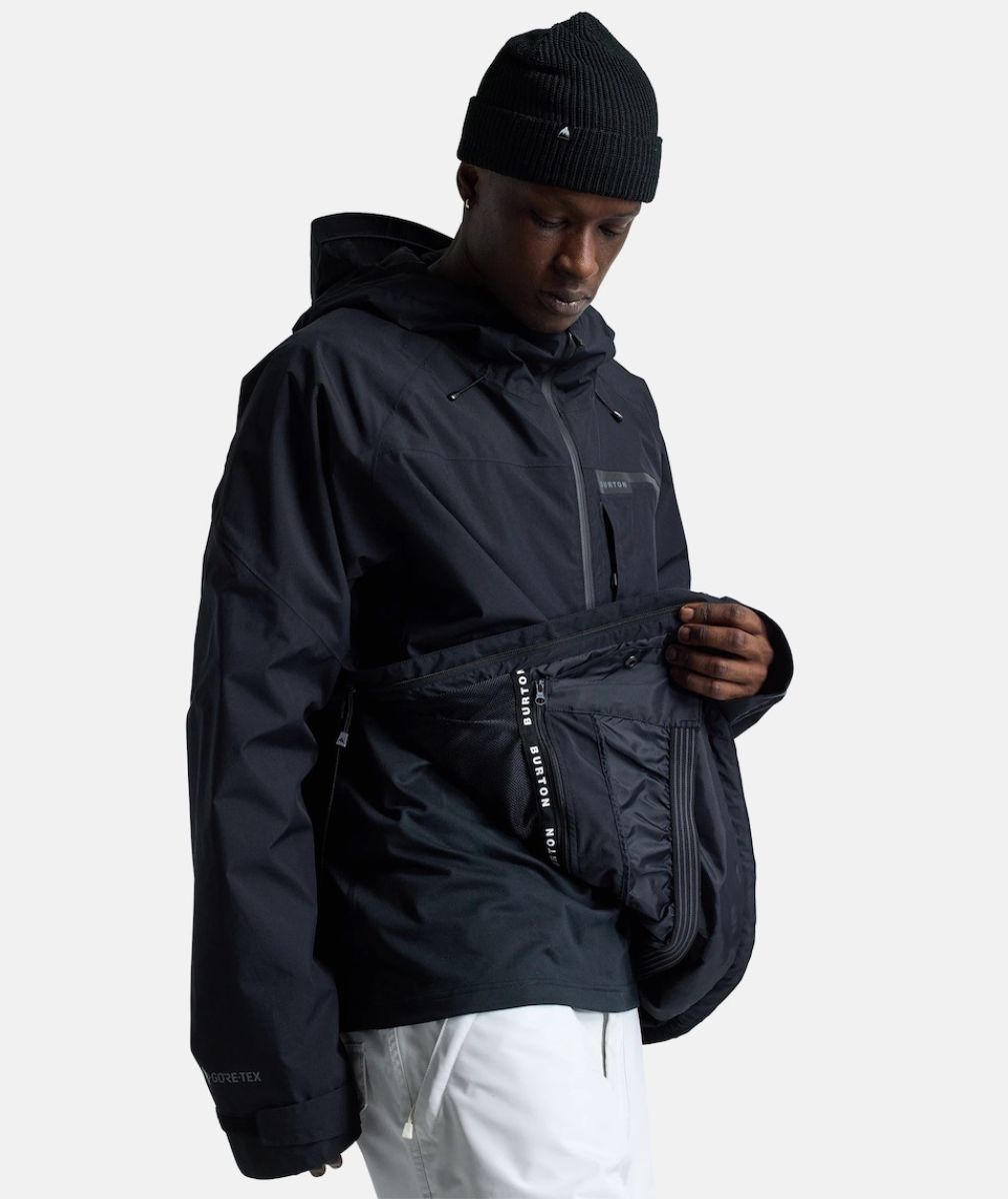veste homme ski noire burton vue face