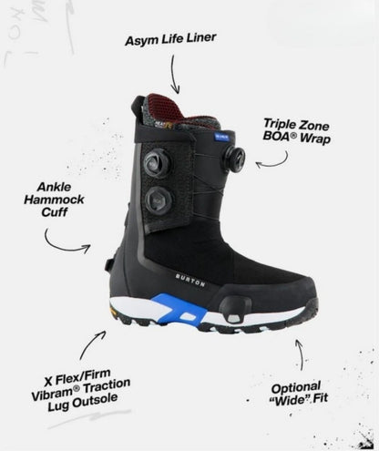 BURTON BOOTS SNOW WIDE HIGHSHOT X PRO STEP ON Black