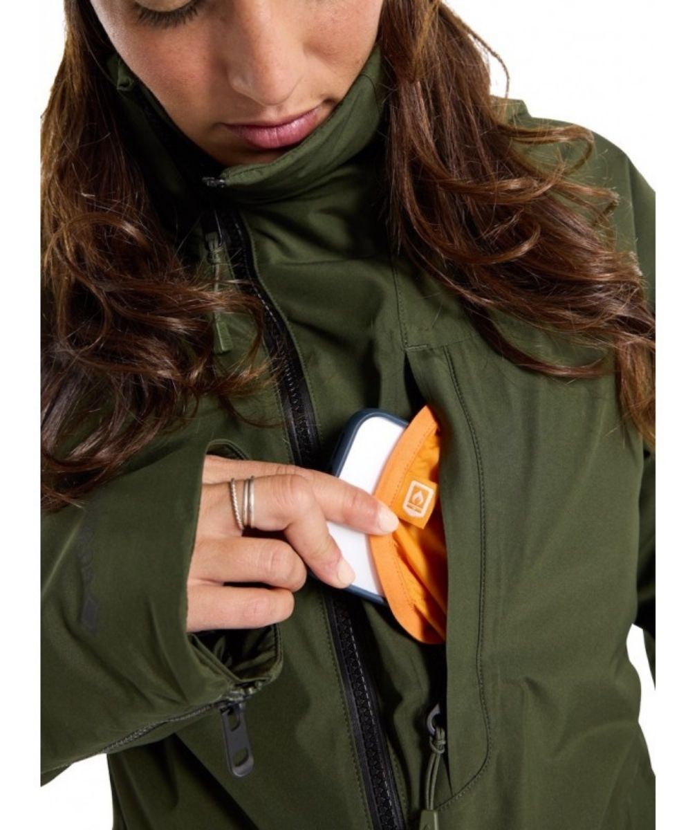 BURTON FEMME VESTE GORE-TEX PILLOW LINE Forest