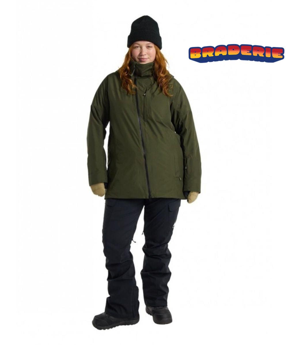 BURTON FEMME VESTE GORE-TEX PILLOW LINE Forest