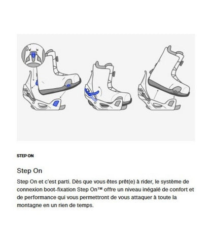 BURTON FIXATIONS SNOW STEP ON GENESIS EST Black