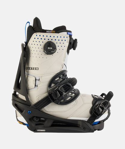 fixation Burton Genesis EST montée avec boots snowboard homme compatibilité The Channel