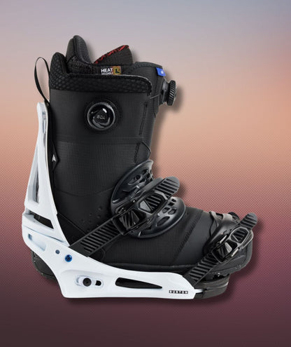 Fixations snowboard Burton Genesis Re:Flex homme avec boots maintien cheville confort ride polyvalent