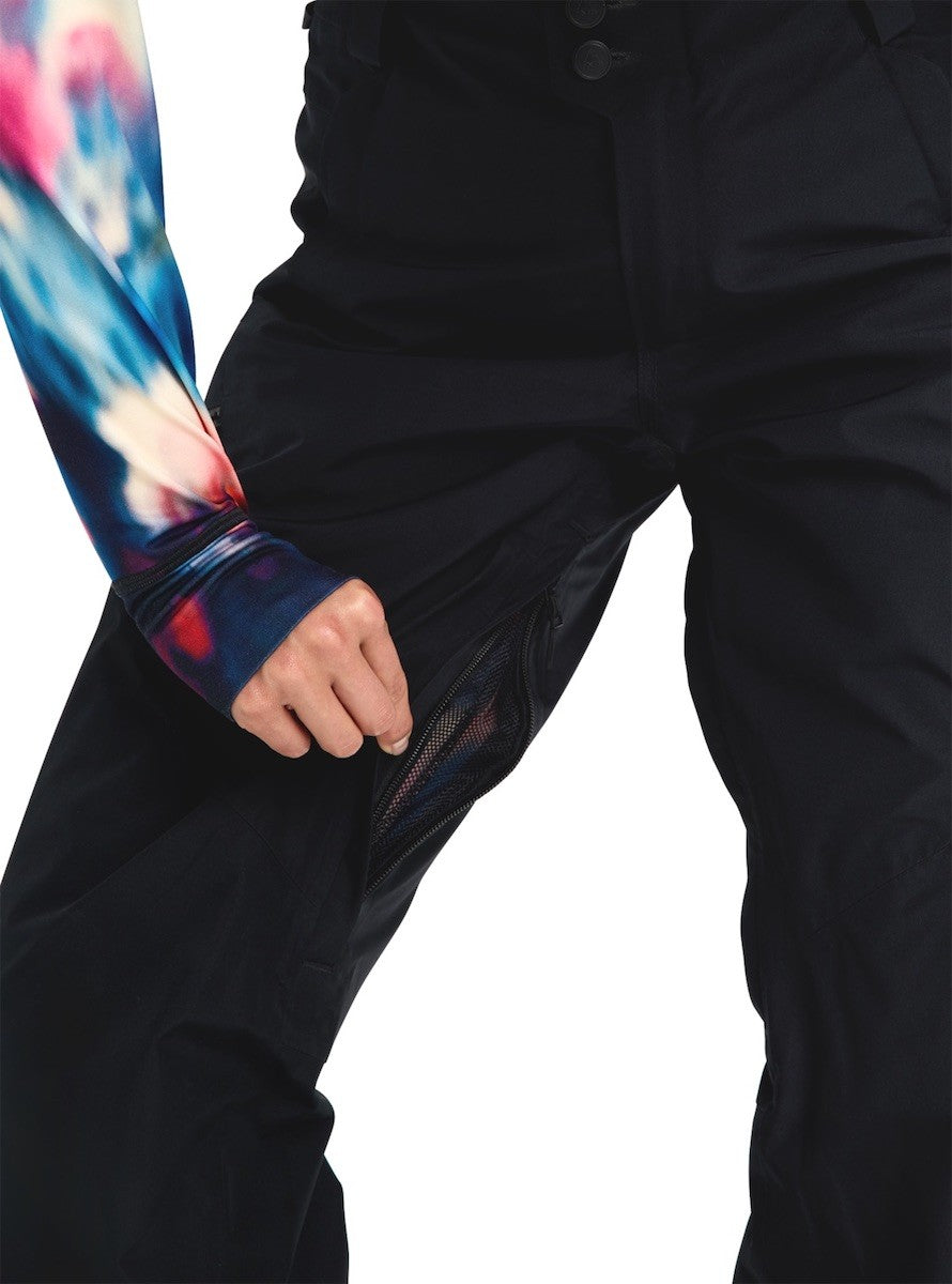 Burton Pantalon de Snowboard Femme Reserve 2L Stretch True Black