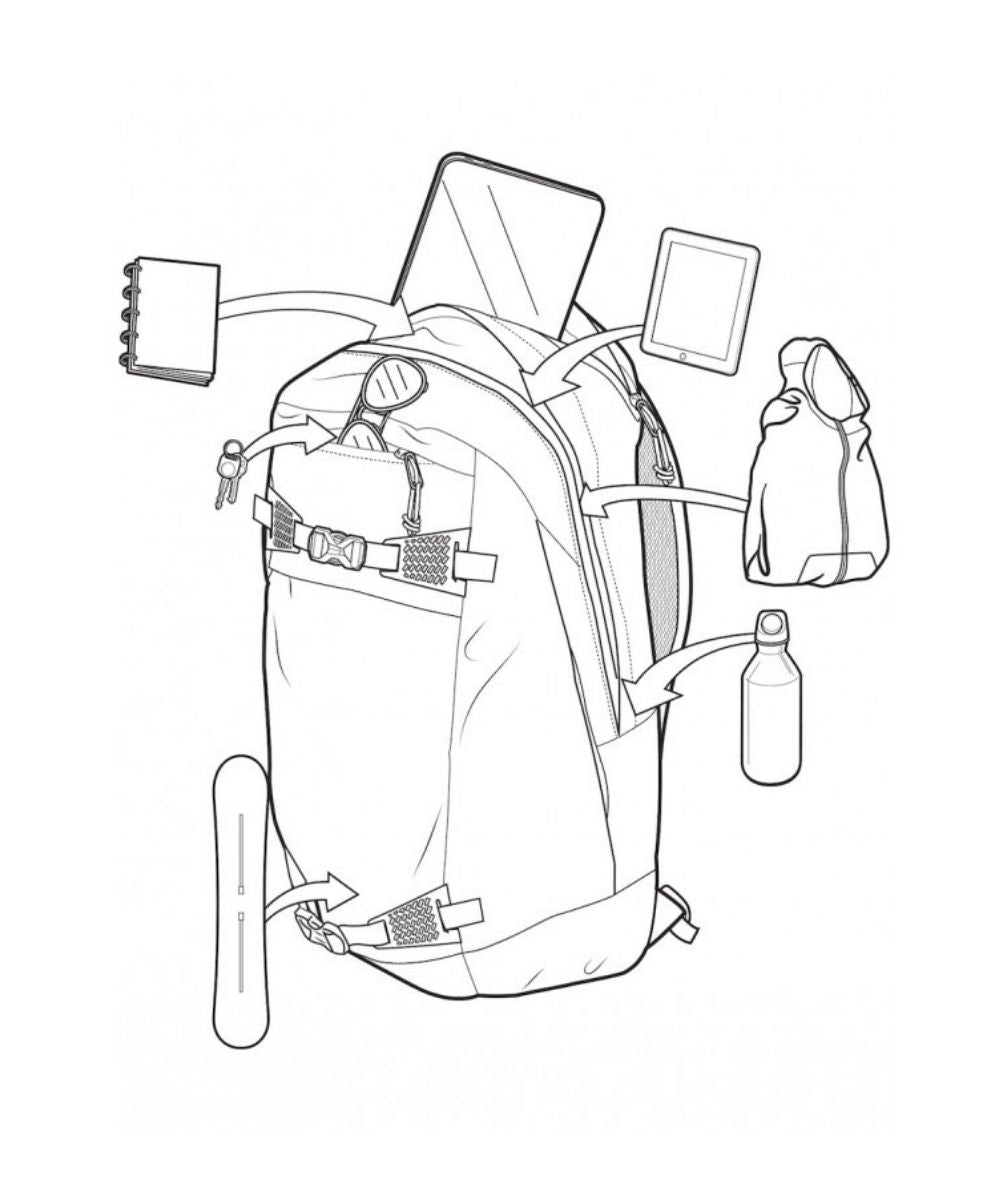 BURTON SAC A DOS DAY HIKER 22L jake blue