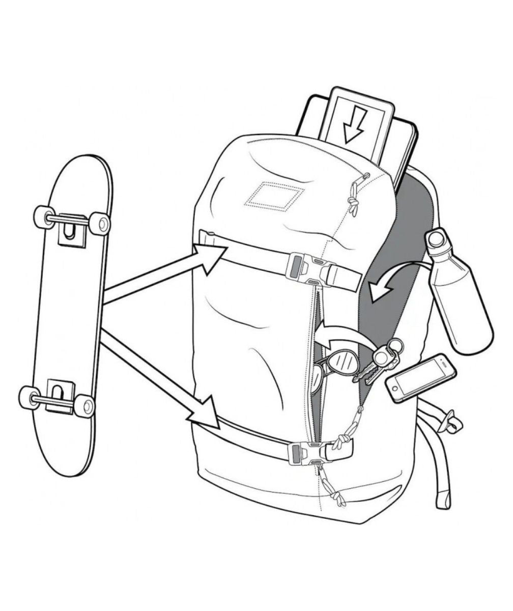 BURTON SAC A DOS KILO 2.0 27L BACKPACK Graffiti Camo