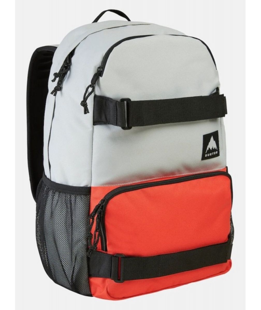 BURTON SAC A DOS TREBLE YELL 21L BACKPACK Gray Cloud/Fiesta Red