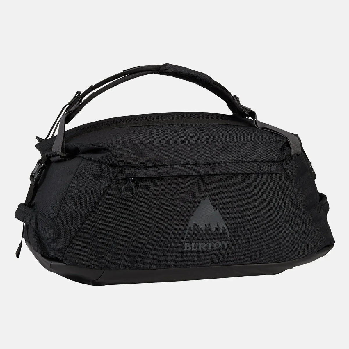 Sac Burton Multipath Duffel 60L Black avec poignée supérieure, poches zippées et design noir sobre