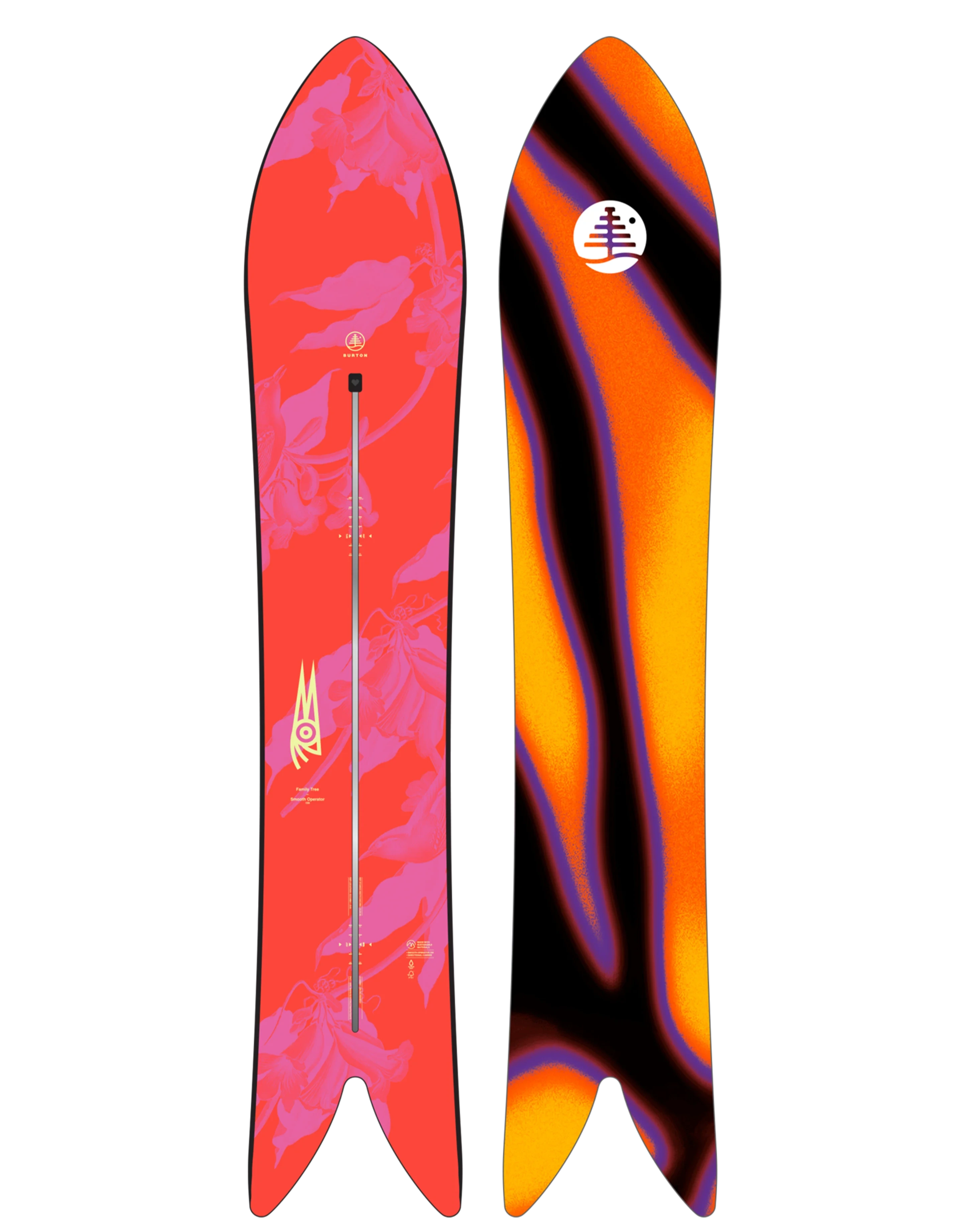 snowboard vue de face