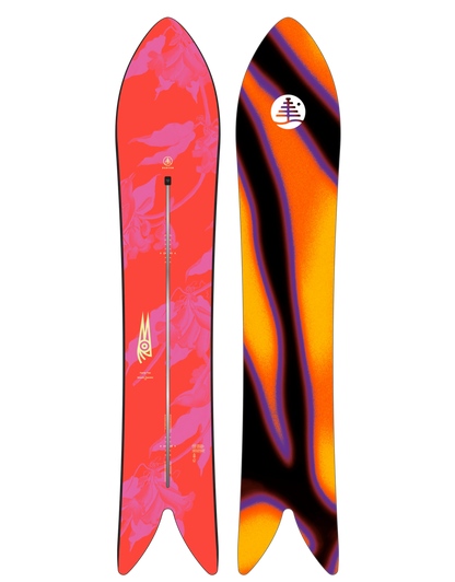 snowboard vue de face