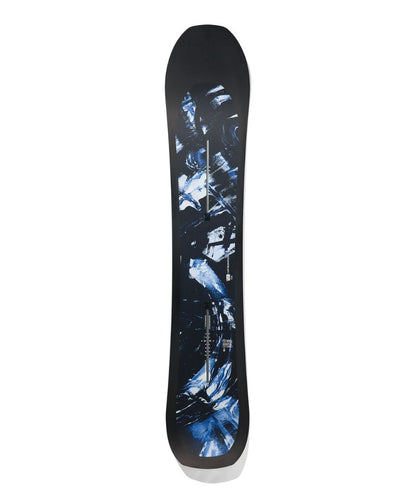 snowboard Burton Cartographer 149 topsheet design bleu et noir