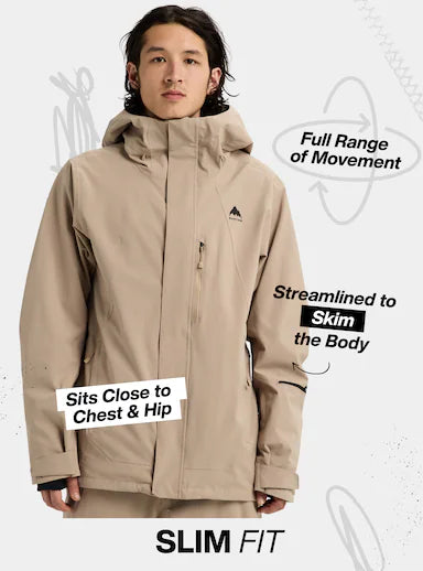 BURTON VESTE NEIGE RESERVE STRETCH 2L JACKET Soft sage