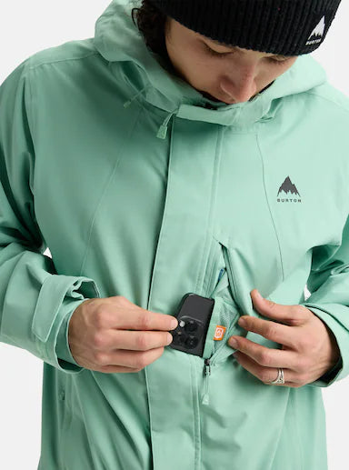 BURTON VESTE NEIGE RESERVE STRETCH 2L JACKET Soft sage