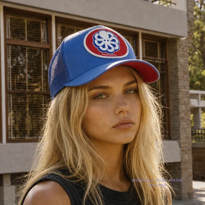 casquette femme jonsen island racing bleu lifestyle