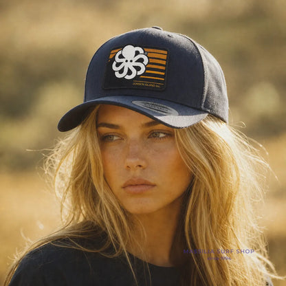 casquette femme jonsen island video screen bleu lifestyle