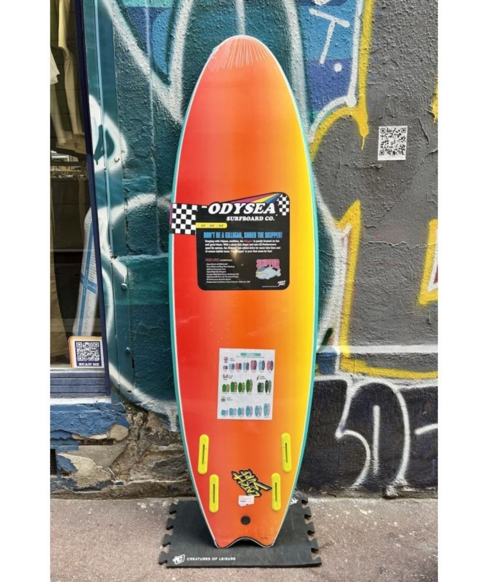 CATCH SURF SKIPPER QUAD 6'6" Emerald green