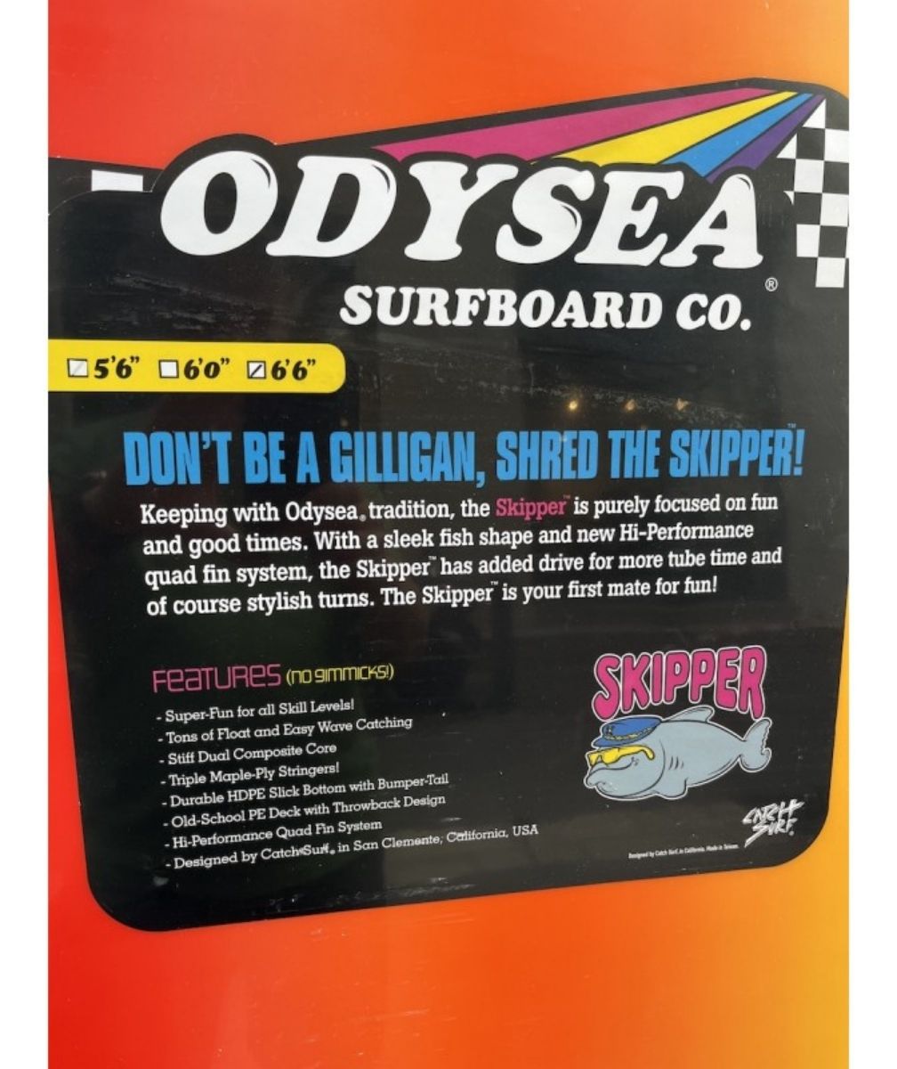 CATCH SURF SKIPPER QUAD 6'6" Emerald green