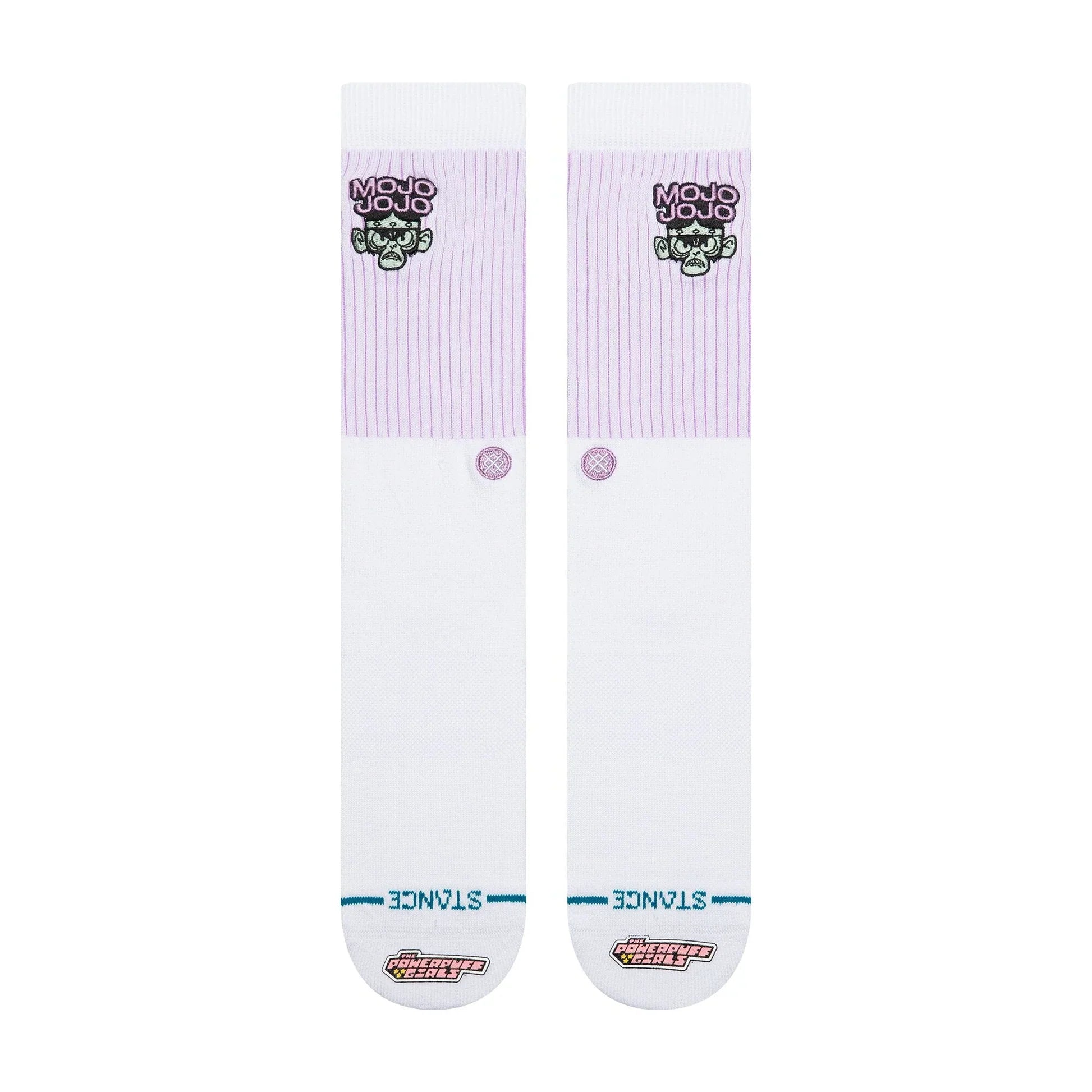 STANCE CHAUSSETTES MOJO JOJO CREW white vue de face