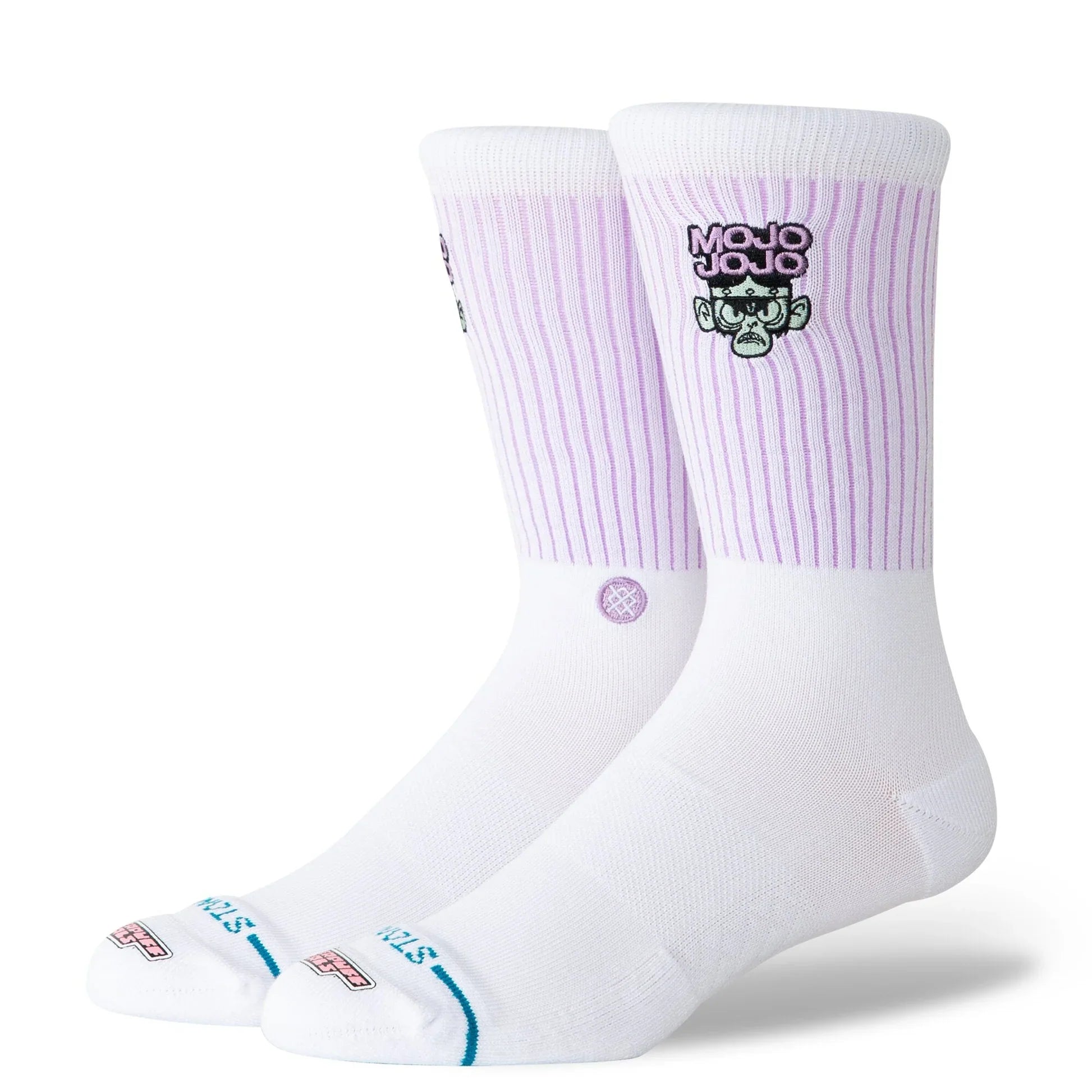 chaussettes stance vertes Mojo Jojo Les supers nanas unisexe vue de profil