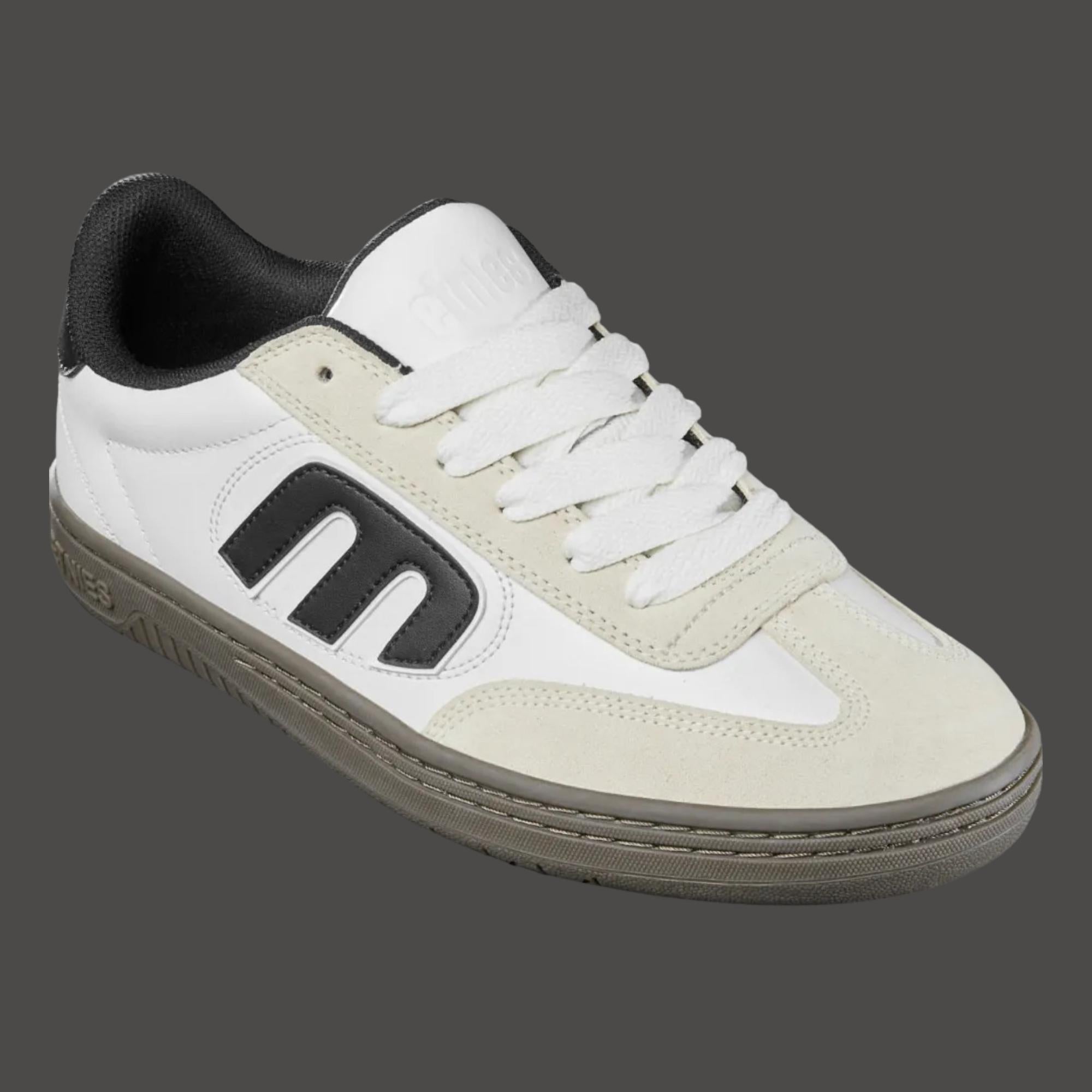 Chaussures Etnies Locut white black gum pour skate et lifestyle