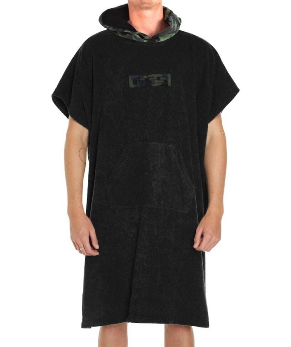 FCS PONCHO EPONGE ADULTE Noir camo