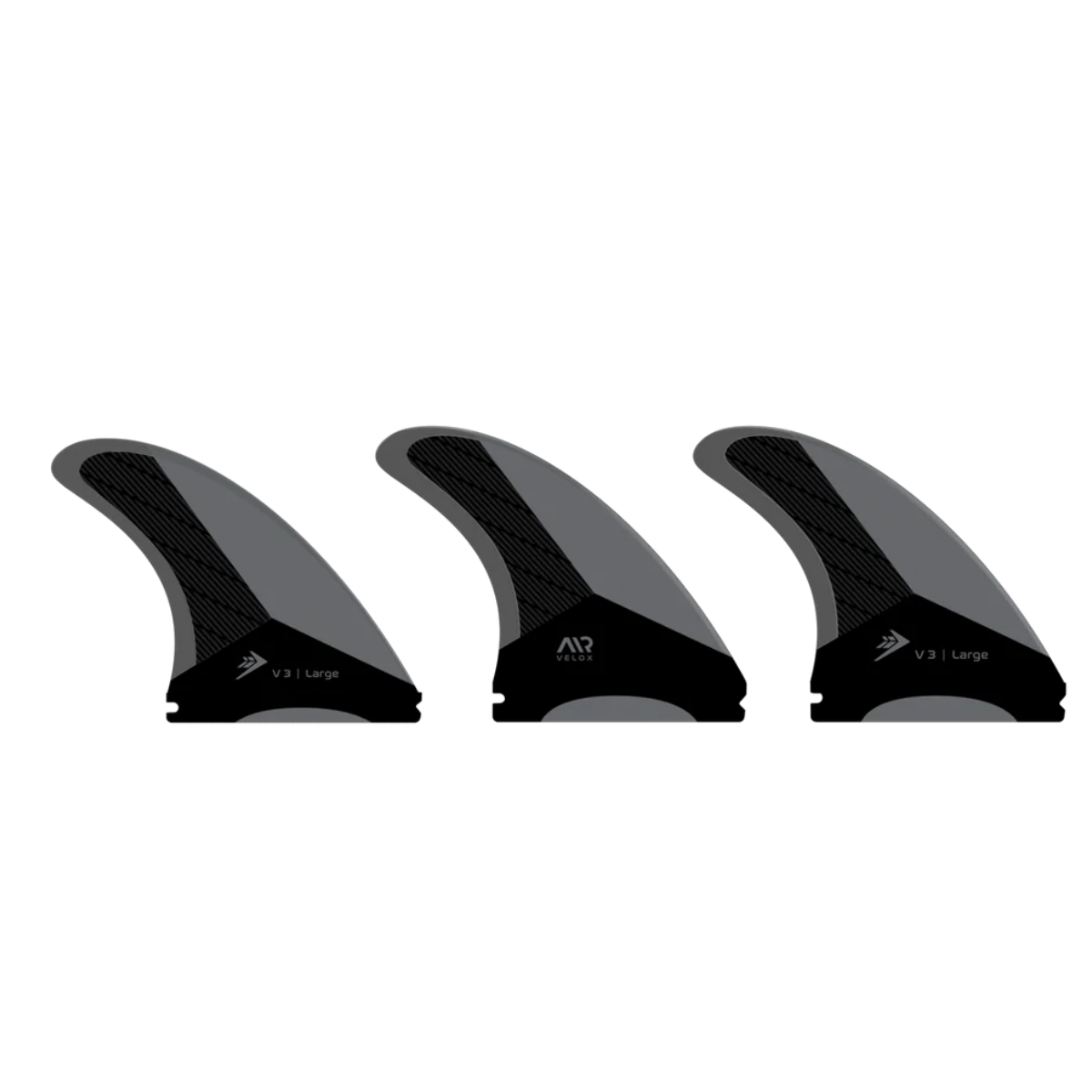 dérives de surf firewire velox noires et blanches