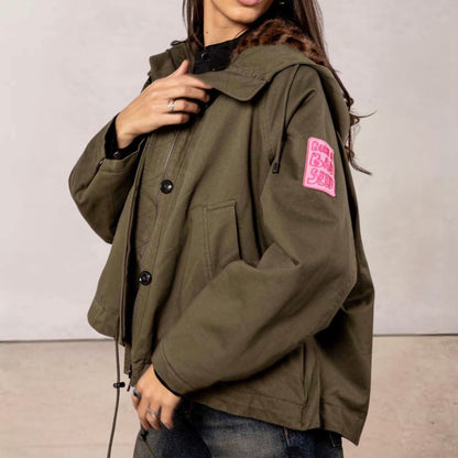 FREEMAN T.PORTER BLOUSON VENDANA LEO olive night