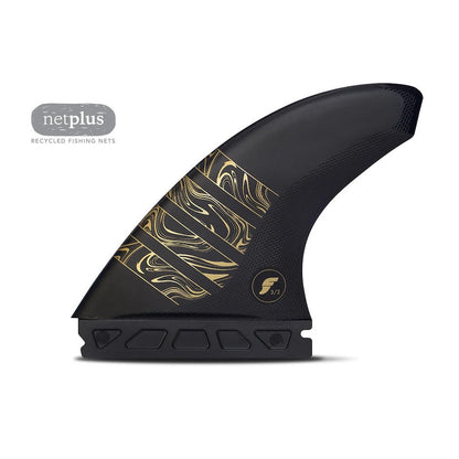 derives de surf noires avec bandes dorées futures fins alpha vector vue de face