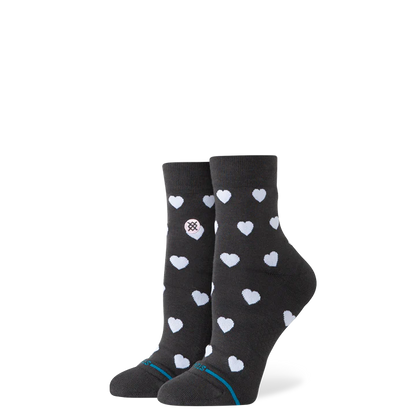 STANCE CHAUSSETTES QUARTER HEARTS LOWRIDER Charcoal-image-principale-massiliasurfshop
