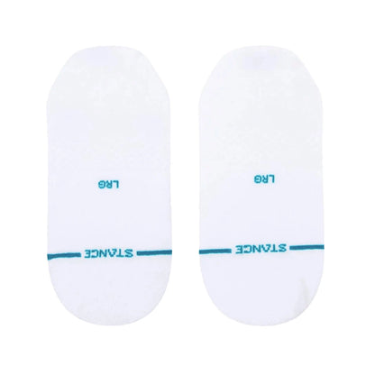 STANCE CHAUSSETTES INVISIBLES ICON NO SHOW White-vue-dessous-Massilia Surf Shop