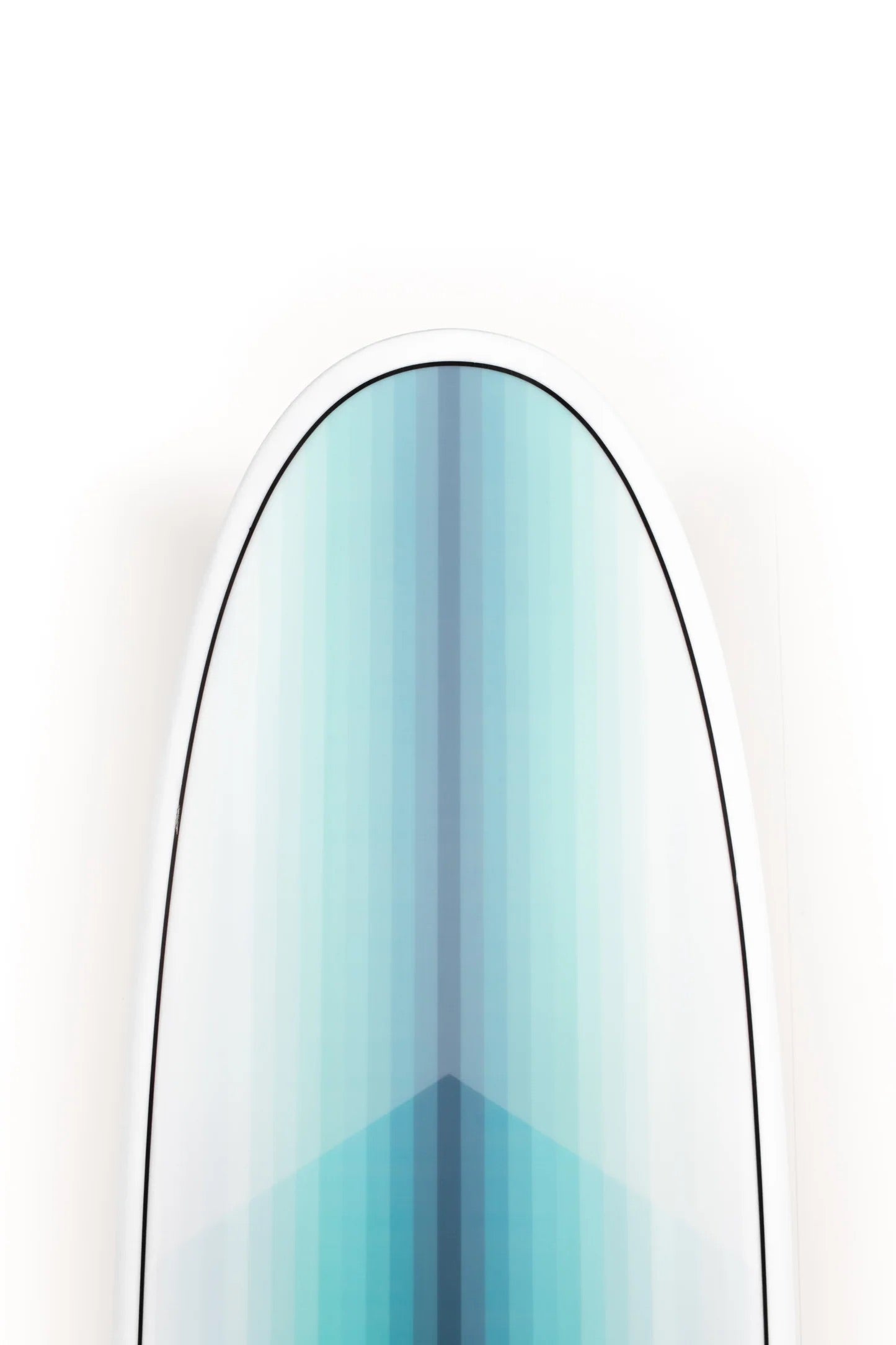 zoom du nose du surf arrondi