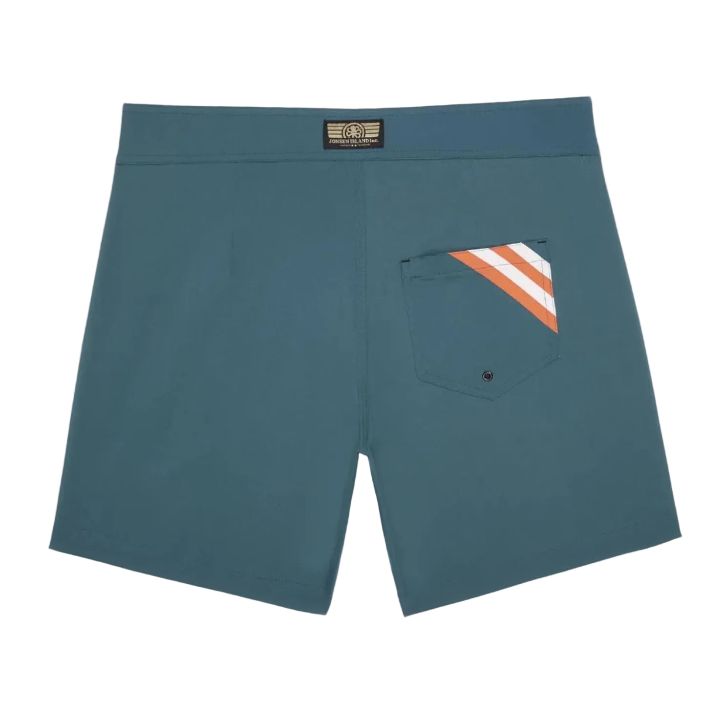 boardshort homme Jonsen Island Prince North Sea vert vue dos poche arrière