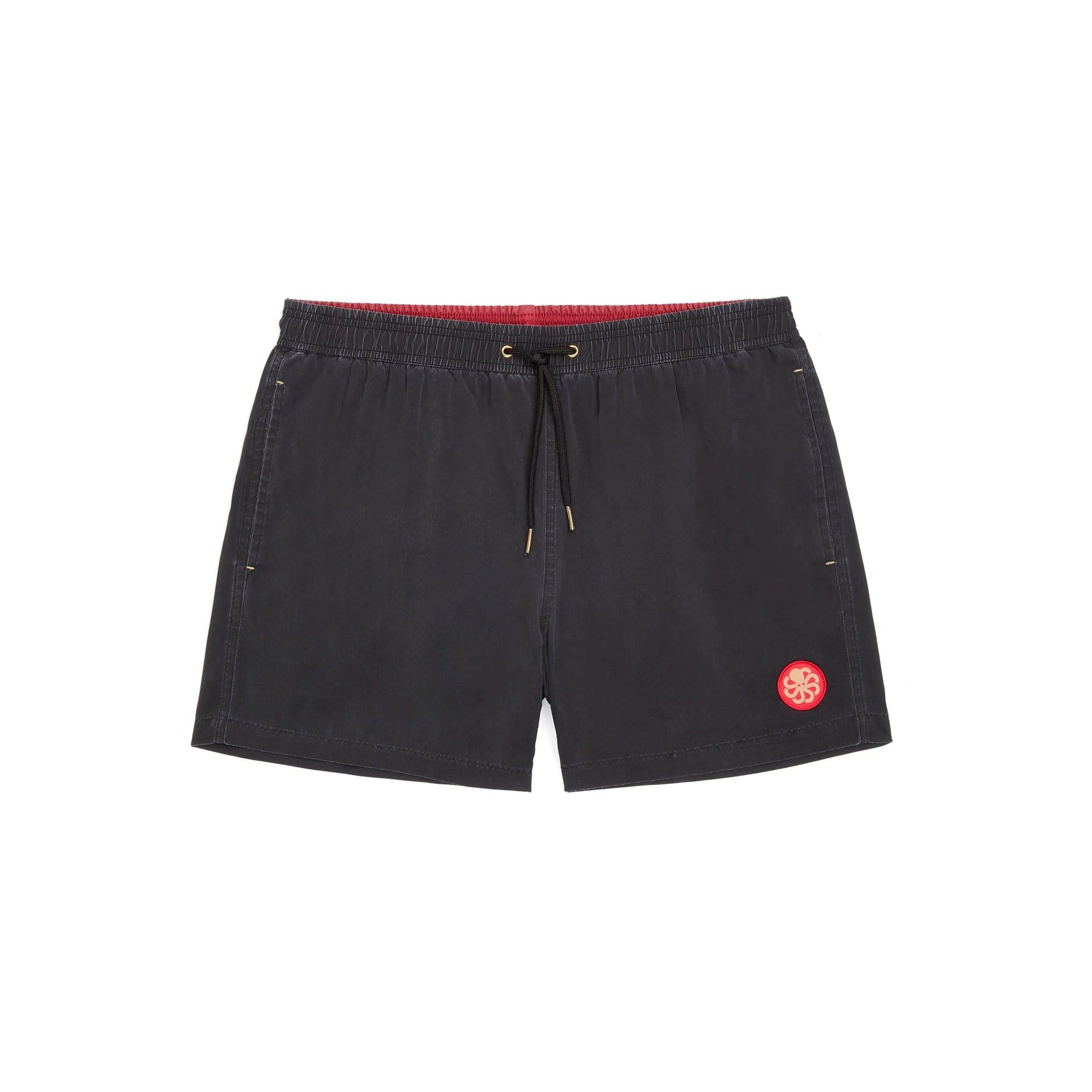 maillot homme noir Jonsen Island Sperone vue face taille elastique