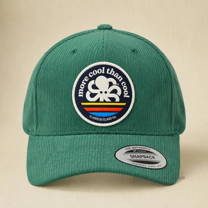 vue de face avec logo rond poulpe multicolore