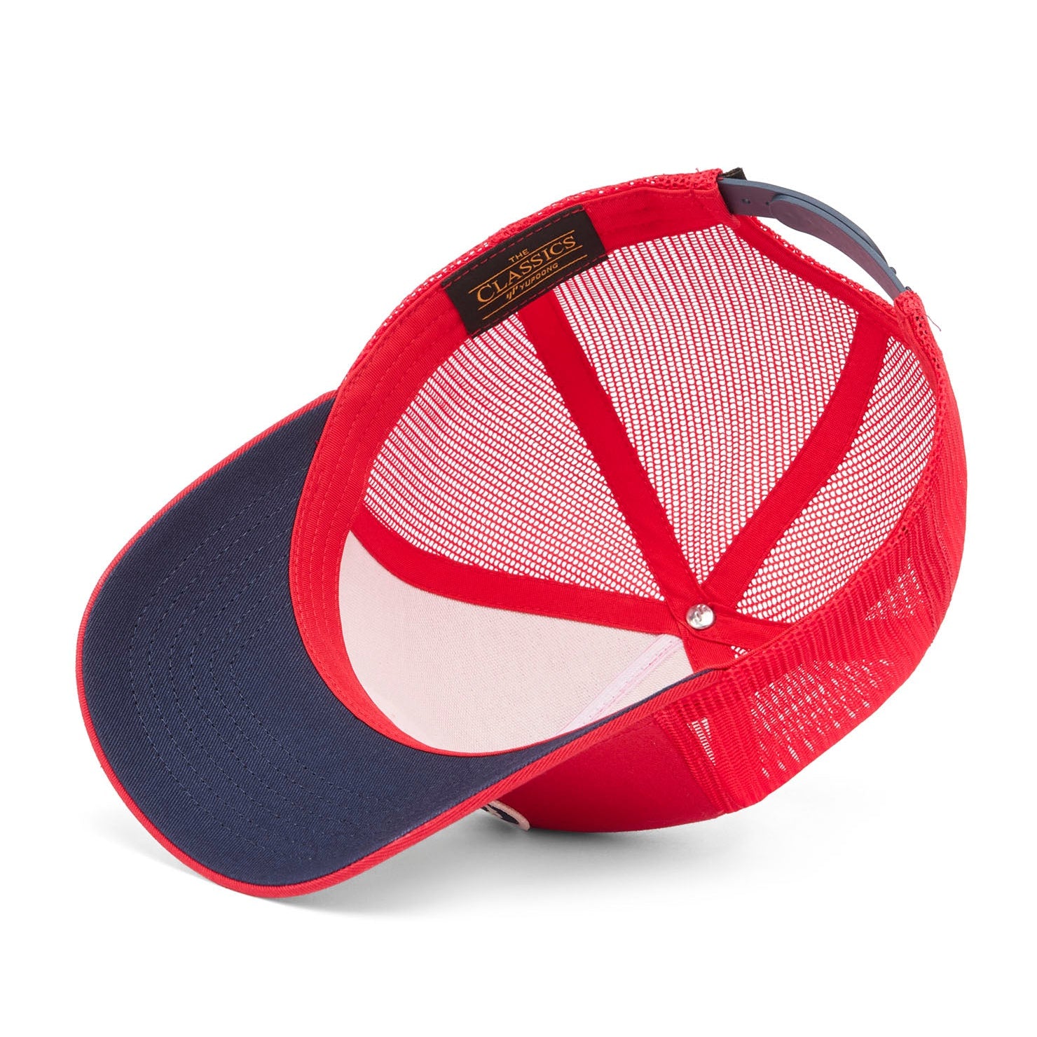 casquette jonsen island Rouge vue intérieure