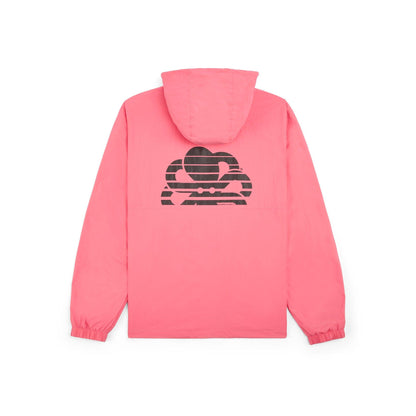JONSEN ISLAND COUPE VENT WINDBREAKER Pink à plat vue dos