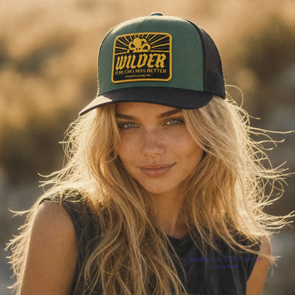 casquette femme jonsen island mucho better verte lifestyle