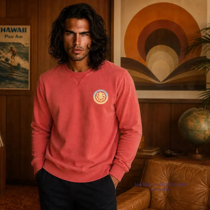 JONSEN ISLAND SWEATSHIRT CLASSIC GUSTAVO AUTHENTIC HEART Red f/o
