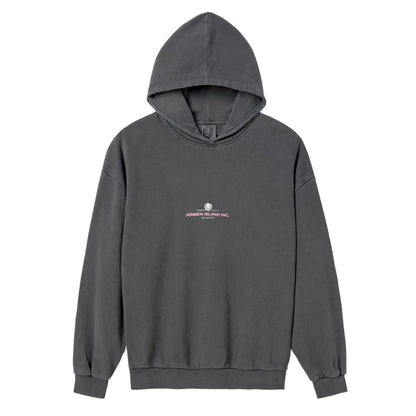 sweat femme jonsen island gris oceanside hoodie vue de face et logo discret au centre