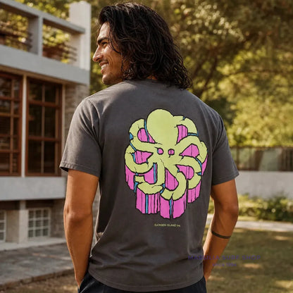 JONSEN ISLAND T-SHIRT CLASSIC BIG STONE AGE Black f/o