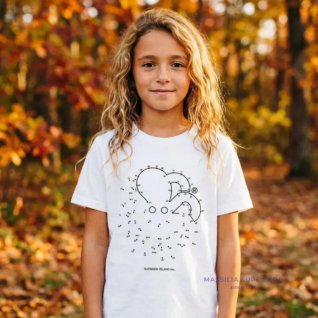 JONSEN ISLAND T-SHIRT KID CLASSIC DIY Coconut
