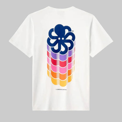 t shirt jonsen vue de dos avec poulpes dégradés